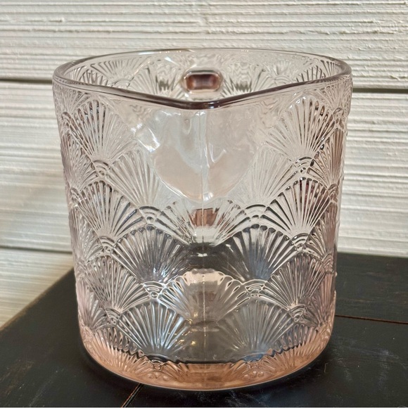 CWC Glass Measuring Cup 33oz ~ 4 Cups PINK Seashell Design NEW Microwaveable - Picture 11 of 15